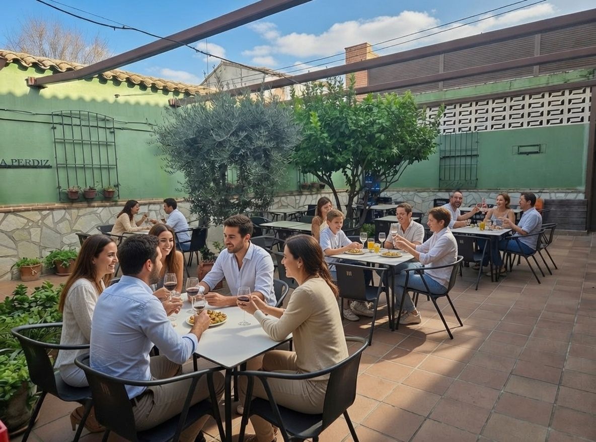 Comensales comedor La Perdiz